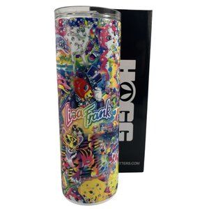 Skinny Tumbler 20oz Lisa Frank 1990's Rainbow Colors Stainless-Steel Insulated H